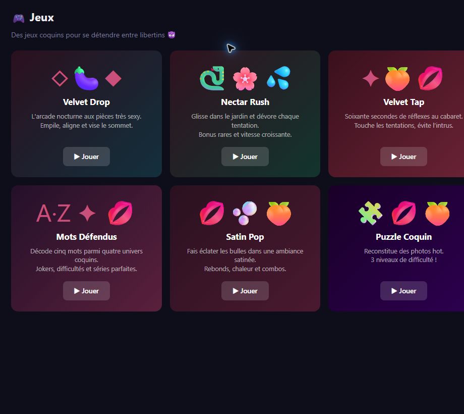 Galerie des mini-jeux de Pas de Tabou